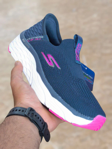 کتونی اسکیچرز ویتنام مستر کوالیتی بی بند سرمه ای سایز 36 تا 40 Skechers
