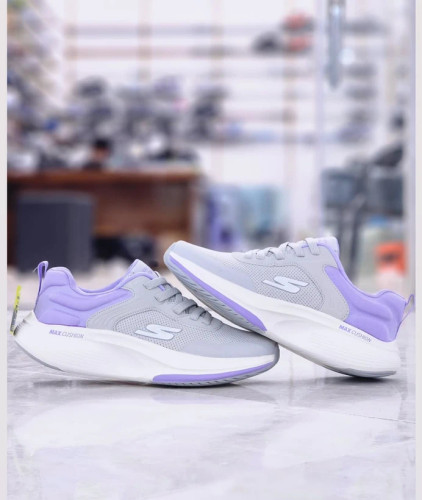 کتونی اسکیچرز طوسی ویتنام مستر کوالیتی بند دار طوسی سایز 37 تا 40 Skechers