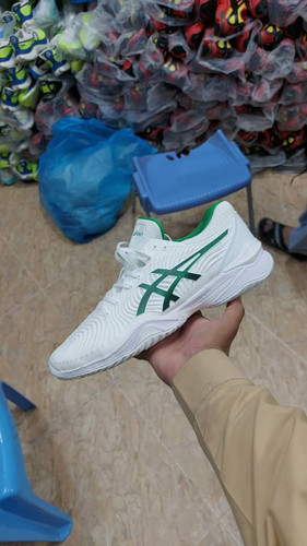 کفش تنیس اسیکس مستر کوالیتی ویتنام کیفیت اورجینال سایز ۴۵ و ۴۶ ASICS Court FF Novak LE